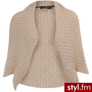 Cream stitchy shrug - Dorothy Perkins - Polyvore. Pobrano ze strony: http://www.polyvore.com/cream_stitchy_shrug/thing?id=23127473 - Pozostałe Ciuchy Moda