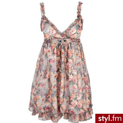 Miso Floral Sparkle Dress - Polyvore. Pobrano ze strony: http://www.polyvore.com/miso_floral_sparkle_dress/thing?id=22048456 - Pozostałe Ciuchy Moda