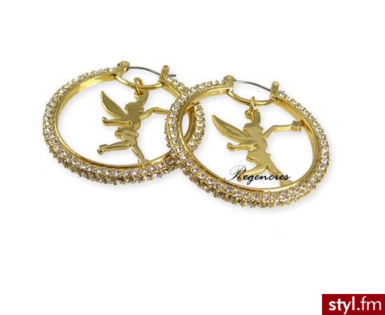 Disney Couture Tinkerbell Pave Crystal Hoop Earrings - Gold

cena: $60.00 - Pozostałe Dodatki Moda