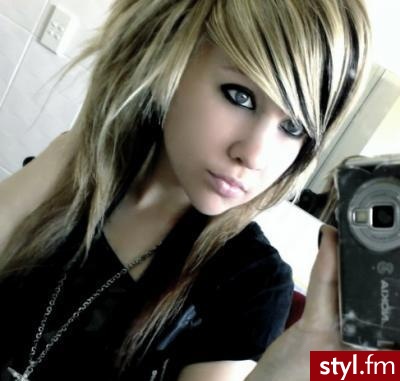 EMO Alternatywne Średnie Fryzury