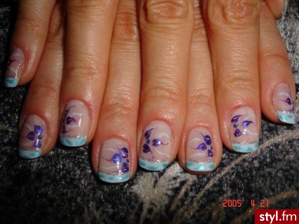 blue - Paznokcie