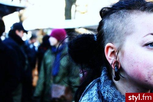 Punk Rock Alternatywne Średnie Fryzury