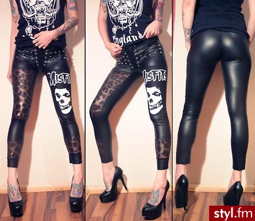 Leginsy Spodnie Moda