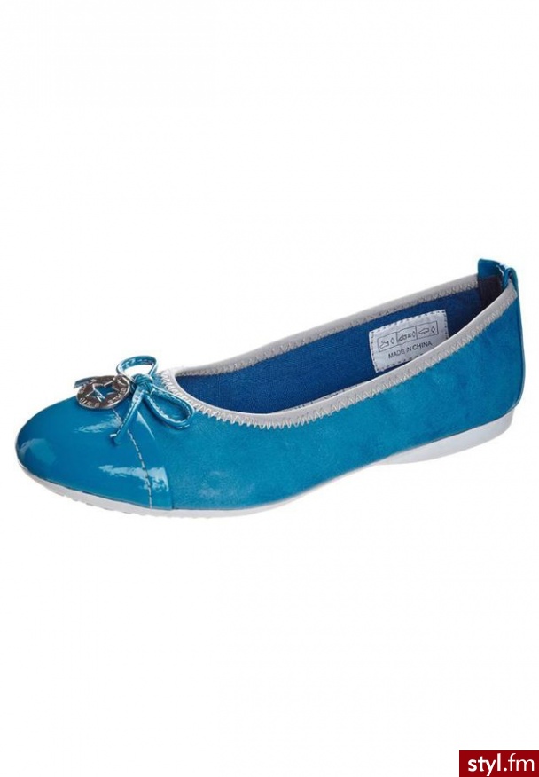 fullstop. Baleriny niebieski - Balerinki Buty Moda