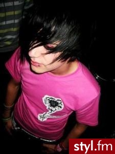 EMO Alternatywne Średnie Fryzury