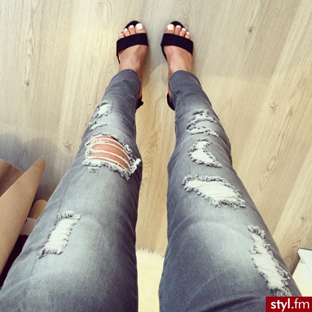Jeansy Spodnie Moda