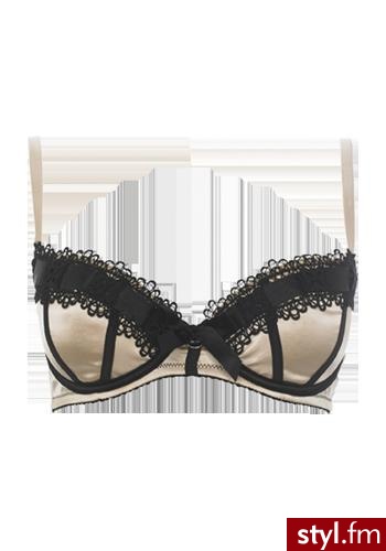 Satynowa bielizna od Karen Millem - stanik 59.95 Euro, pełne majteczki 29.95 Euro, stringi 24.95 Euro - Pozostałe Ciuchy Moda