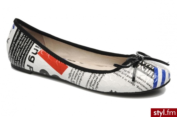 Elizabeth Stuart Balerinki Astrid 801 (Biały) - Balerinki Buty Moda