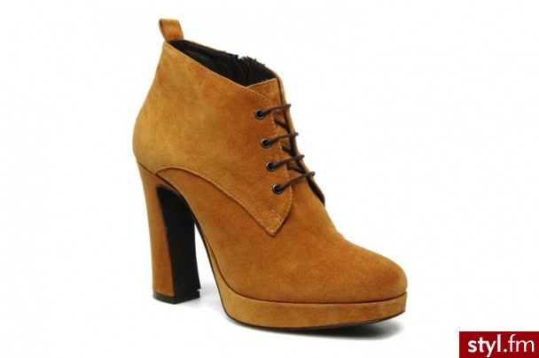 Georgia Rose PÓŁBUTY I BOTKI GIASINA BY GEORGIA ROSE (Brązowy) - Botki Buty Moda
