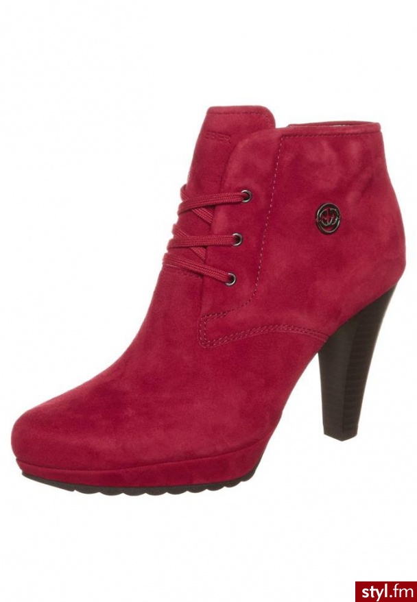 Gerry Weber LILIANA Botki sznurowane czerwony (G140 03 ML984) - Botki Buty Moda