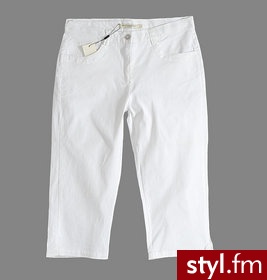 Studio Rybaczki jeansowe białe 50 (5904378156305) - Pozostałe Spodnie Moda