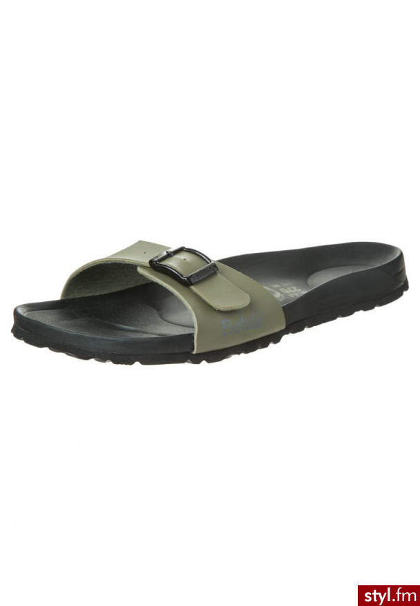 Betula Klapki oliwka 22293 - Klapki Buty Moda