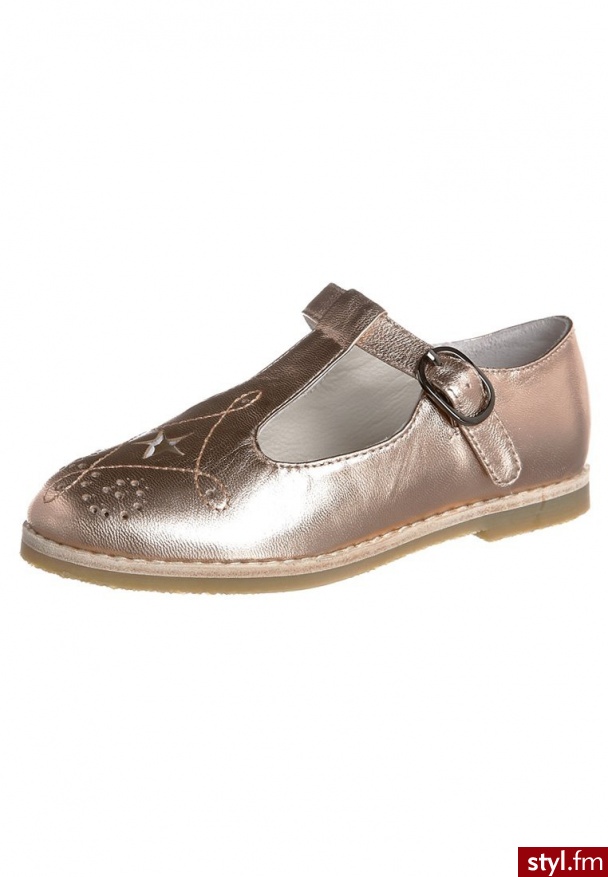 C. Petula MAGIC Baleriny złoty - Balerinki Buty Moda