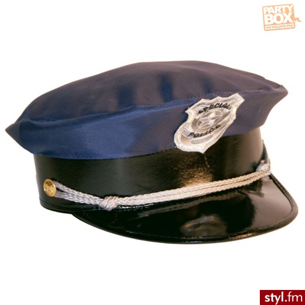 Czapka amerykańskiego policjanta - Nakrycia głowy Dodatki Moda