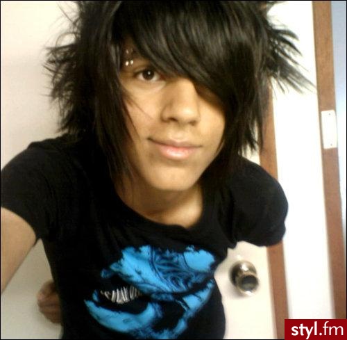 EMO Alternatywne Średnie Fryzury