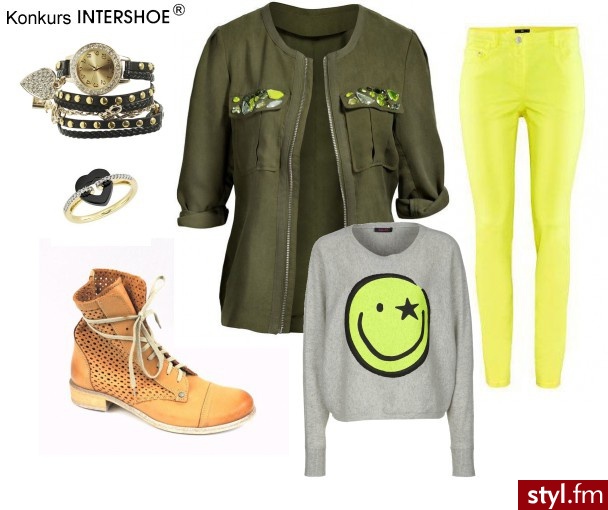 Zestaw młodzieżowy z dominującym kolorem neonowym :) - Konkurs - Intershoe Styler