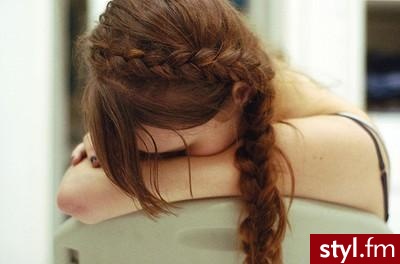 Warkocz - Brązowe Tribale - wzory na głowie Alternatywne Średnie Fryzury