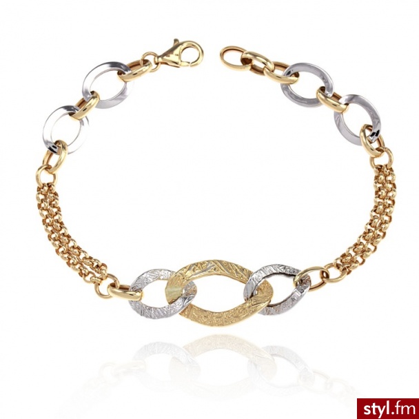 Dandelio złota Bransoletka KCK-BRA-009 - Bransoletki Biżuteria Moda