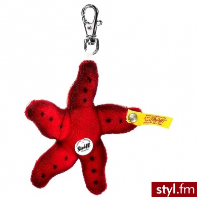 STEIFF zawieszka na klucze Rozgwiazda Piccy kolor czerwony 11 cm - Breloki Dodatki Moda