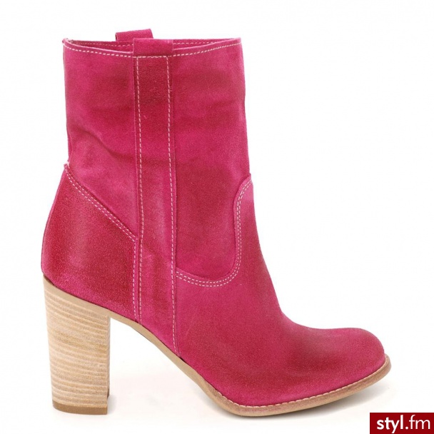 Venezia BOTKI 795 CRO VIOLA - Botki Buty Moda