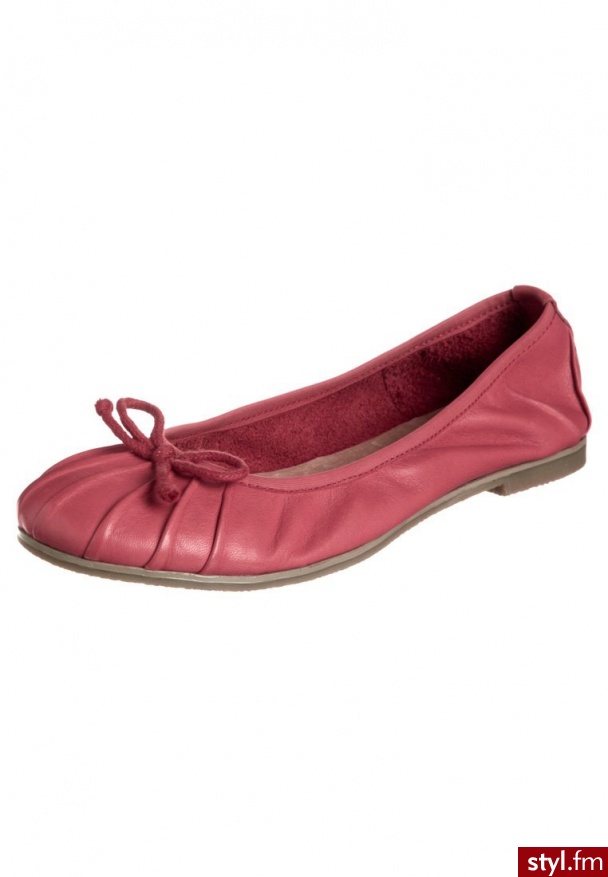 Zign Baleriny czerwony - Balerinki Buty Moda