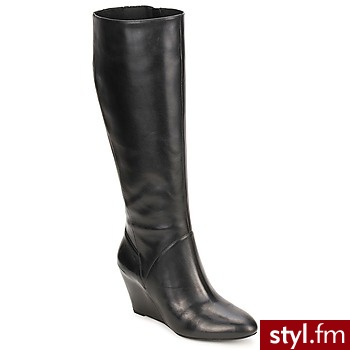 Guess BUTY WAYONS Black - Kozaki Buty Moda