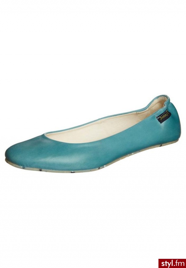 Jonnys Baleriny turkusowy - Balerinki Buty Moda
