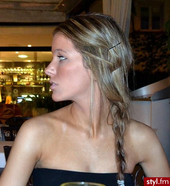 Blond Warkocze Proste Na co dzień Długie Fryzury