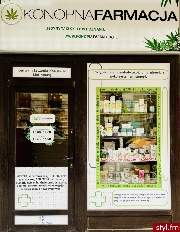 Sklep konopny Farmacja w Poznaniu" oferuje certyfikowane produkty CBD, zioła, suplementy diety oraz naturalne kosmetyki, nie tylko konopne. Zapraszamy do odwiedzenia naszego sklepu, prowadzimy także sprzedaż online.






 - Kosmetyki