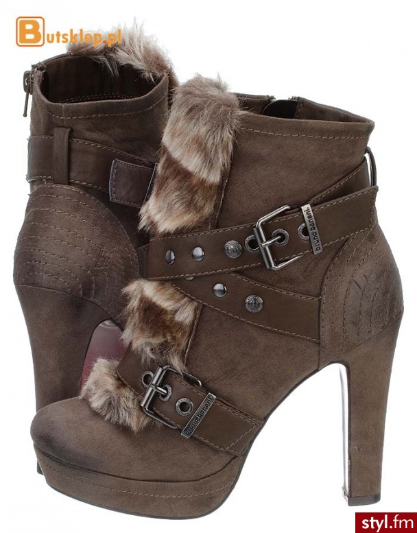 Bruno Banani buty Kozaki (31C227) - Kozaki Buty Moda