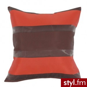 Eurofirany Poszewka 40x40cm Paski Mix Brąz - Paski Dodatki Moda