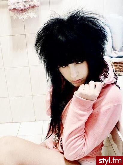 EMO Alternatywne Średnie Fryzury