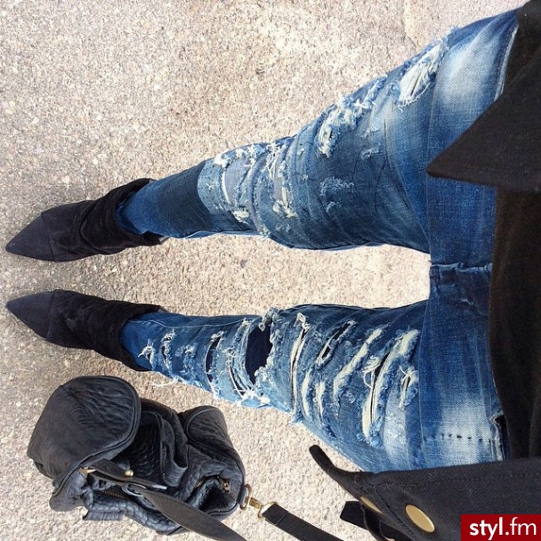 Jeansy Spodnie Moda