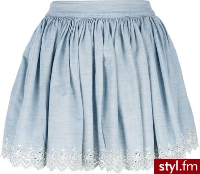 Średnie Spódnice Moda
