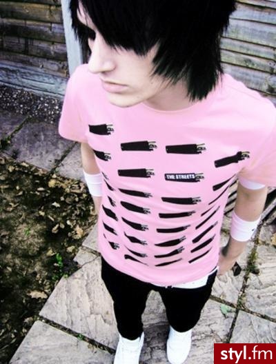 tylko się nie śmiać xD - EMO Alternatywne Średnie Fryzury