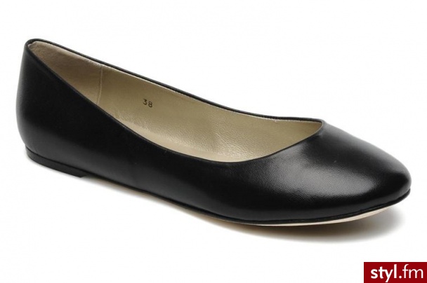 Georgia Rose BALERINKI SABRINA CFT BY GEORGIA ROSE (Czarny) - Balerinki Buty Moda