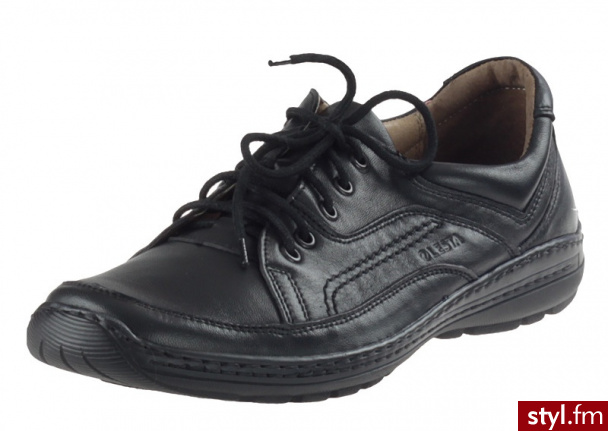 Lesta Półbuty 3809 Czarne - Półbuty Buty Moda