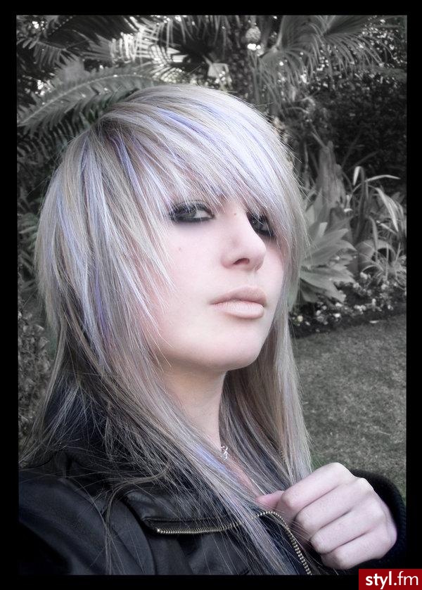 EMO Alternatywne Średnie Fryzury