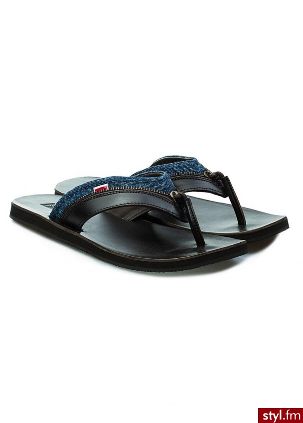 brązowy Japonki LEVI'S ory batwing - Klapki Buty Moda