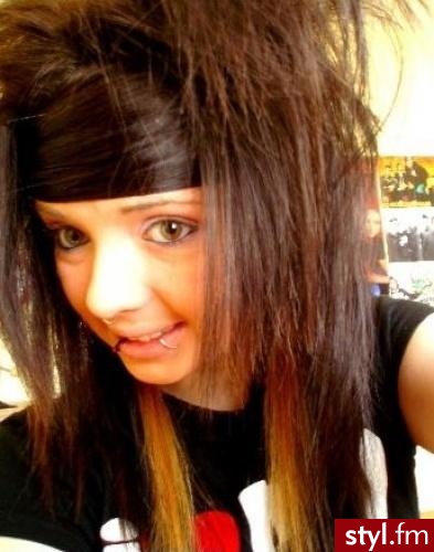 EMO Alternatywne Średnie Fryzury