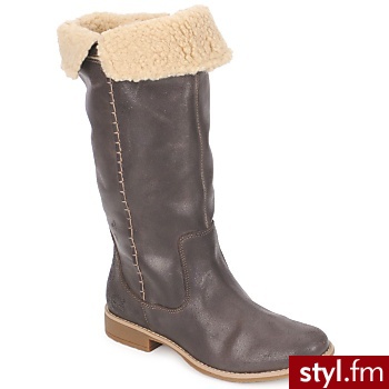 Timberland BUTY EARTHKEPERS TALL FOLD Brown - Kozaki Buty Moda