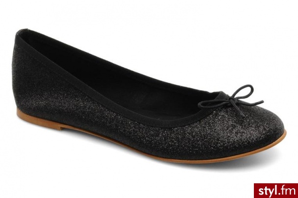 Georgia Rose BALERINKI GARBO BY GEORGIA ROSE (Czarny) - Balerinki Buty Moda