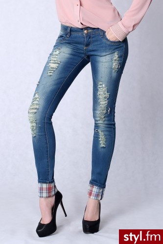 Jeansy Spodnie Moda