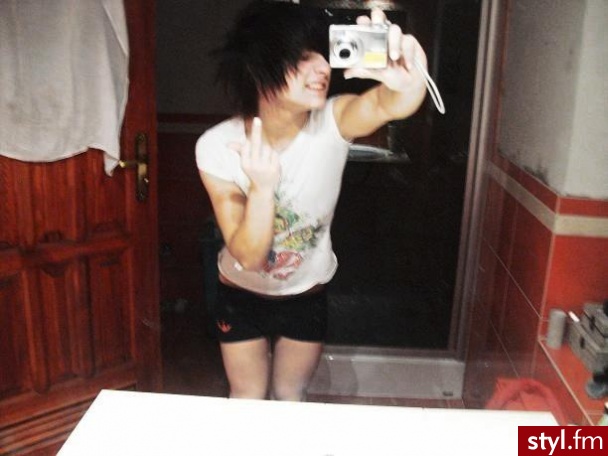 EMO Alternatywne Średnie Fryzury