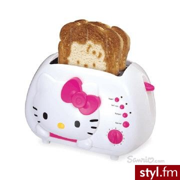 Toster z hello kitty. ; ] - Misz-masz