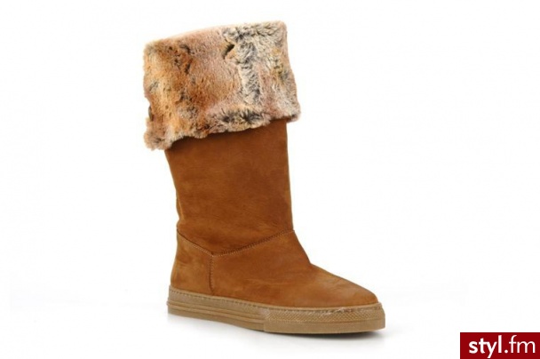 Eden PÓŁBUTY I BOTKI BLIMER BY EDEN (Brązowy) - Botki Buty Moda