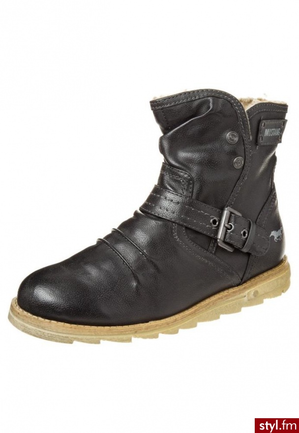 Mustang Botki czarny (1103604) - Botki Buty Moda
