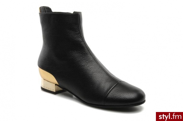 Vicini PÓŁBUTY I BOTKI LUIGI BY VICINI (Czarny) - Botki Buty Moda