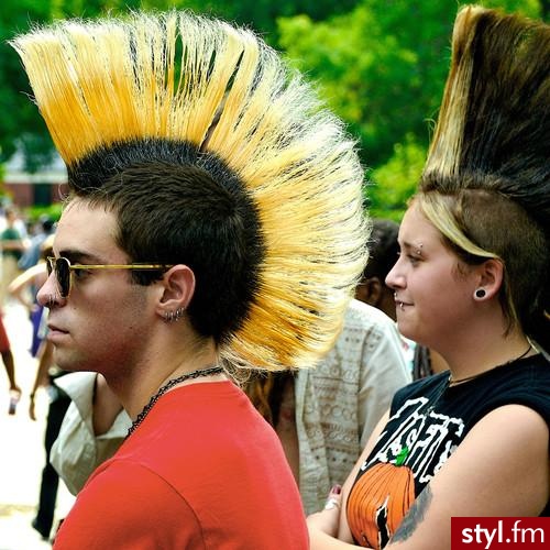 Punk Rock Alternatywne Średnie Fryzury