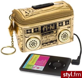 Mini boombox iPod speaker pouch ;] - Gadżety Inne Moda